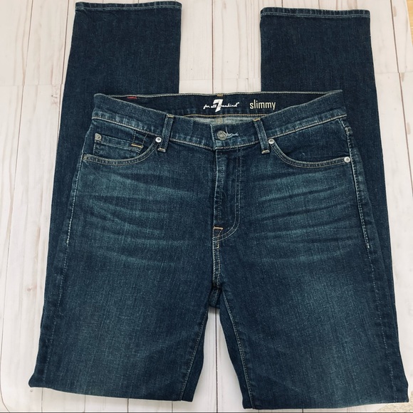 7 For All Mankind Other - 7 For All Mankind Men Slimmy Red Tag Jeans Sz 31